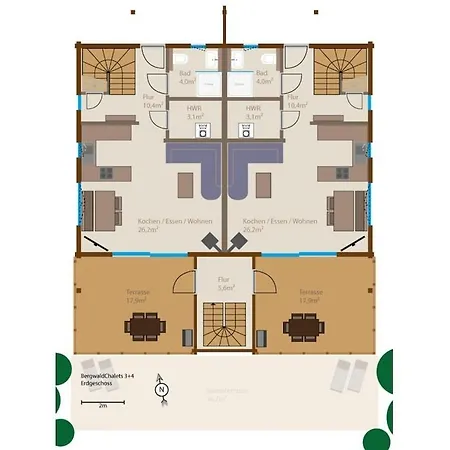 Bergwaldchalet Wellness 6 *